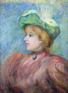 صورة ل Mademoiselle Dieterle (باستيل على ورق)